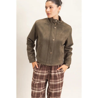 The Stevie Jacket {Olive}