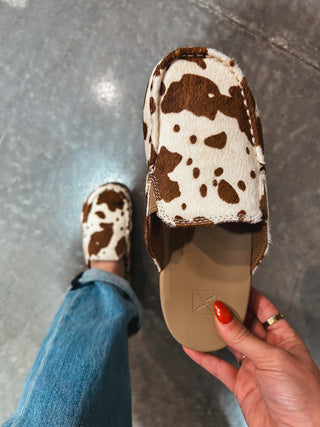 The Twisted X Women's Mule {Cowhide}