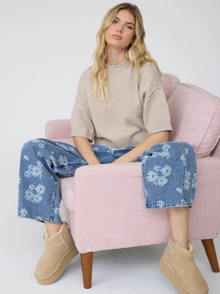 The Mabel Short Sleeve Sweater 2