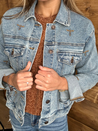 The Denim Boot Stitch Trucker Jacket