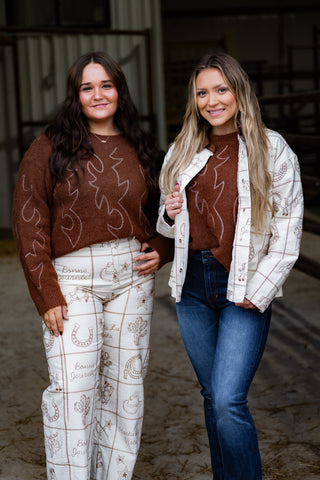 The Saddle Patch Jacket {Taupe}