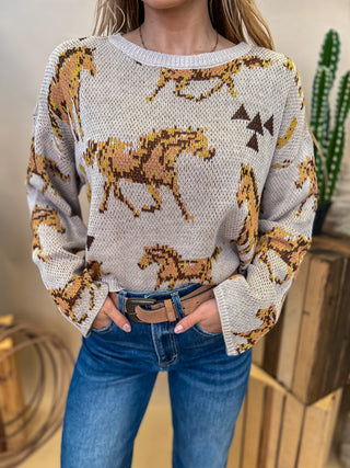 The Horse Knit Sweater