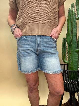 The Marla High Rise Jean Shorts