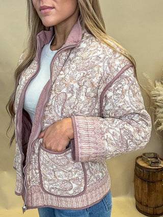 The Vintage Paisley Quilted Jacket