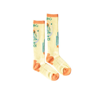 Lucky Chuck "Desert Spirit Cowgirl" Socks {Yellow}