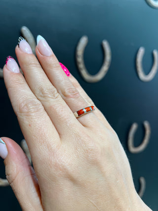 Spiny Coral Flat Ring