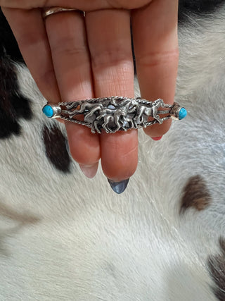 The Wild Horses Turquoise Cuff