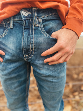 Wrangler 20X Vintage Boot Cut Jean {Dark Wash}