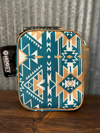 Hooey Lunch Boxes {Teal Aztec}
