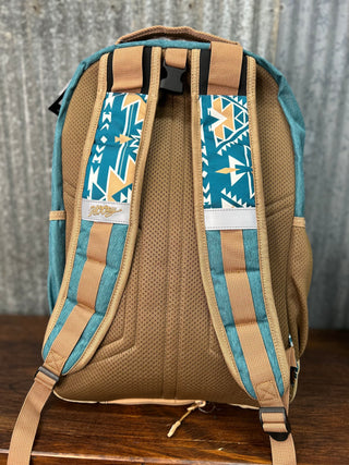 Hooey OX Backpack {Teal Aztec}