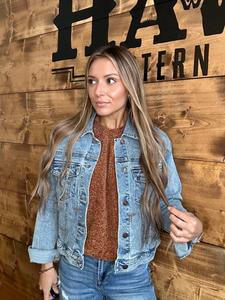 The Denim Boot Stitch Trucker Jacket