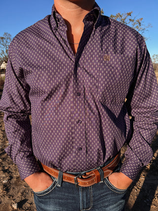 The Purple Rain Button Down