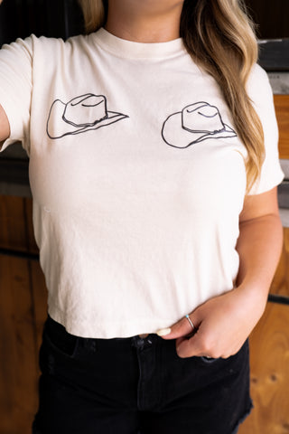 Double Deuce  Cropped Tee