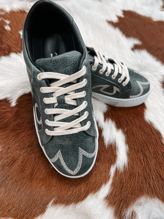 The Skye Tennis Shoe {Blue Deer}