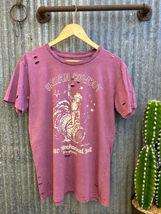 The Urban Cowboy Tee {Berry}