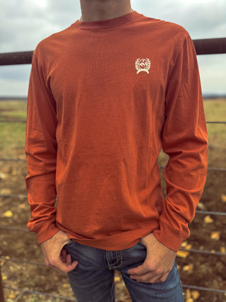 Cinch Land of the Free Tee {Orange}