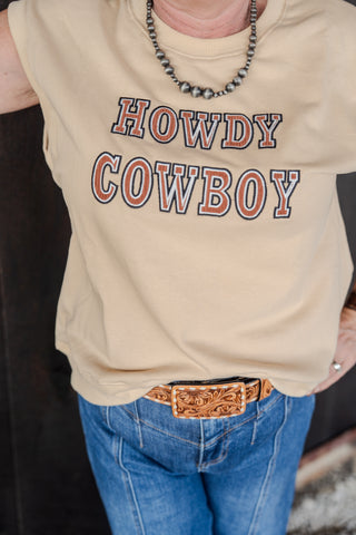 The Howdy Cowboy Sleeveless Sweatshirt