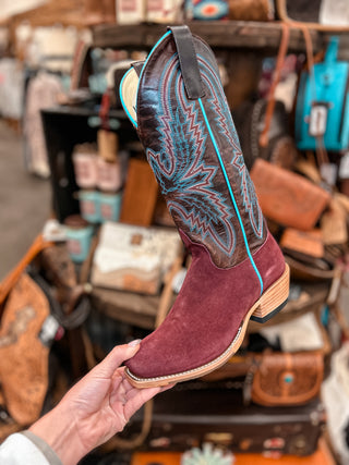 Macie Bean Burgundy Suede Boot