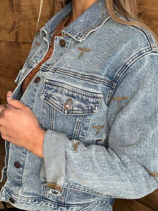 The Denim Boot Stitch Trucker Jacket