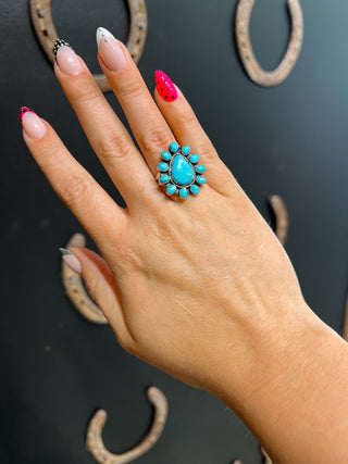 The Natchez 12 Stone Jumbo Ring
