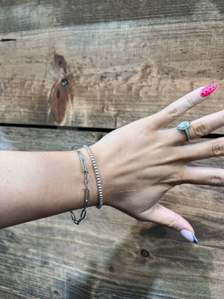 The Mini Dover Sterling Adjustable Cuff