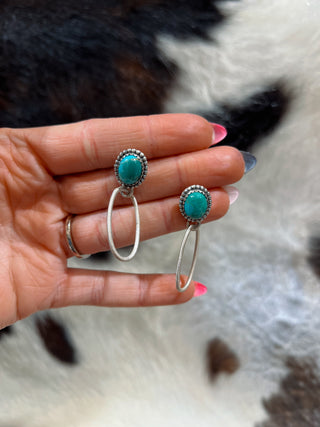 The Pablo Turquoise Post Earrings