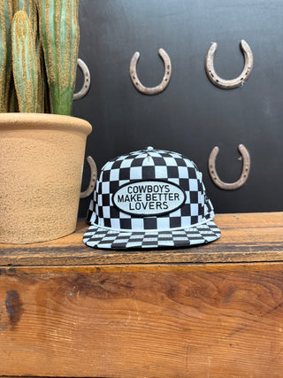Cowboys Make Better Lovers Cap {Checkered}