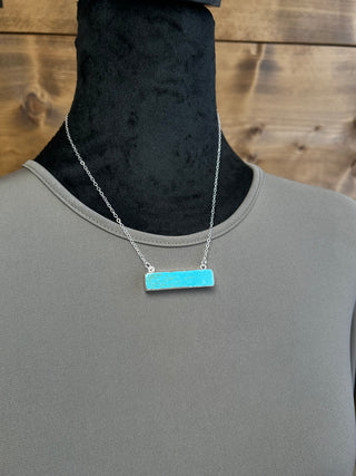 The Bar Necklace {Turquoise}