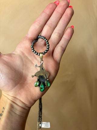 The Buckaroo Sonoran 3 Stone Pendant