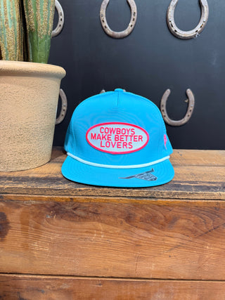 Cowboys Make Better Lovers Cap {Turquoise}