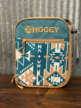 Hooey Lunch Boxes {Teal Aztec}