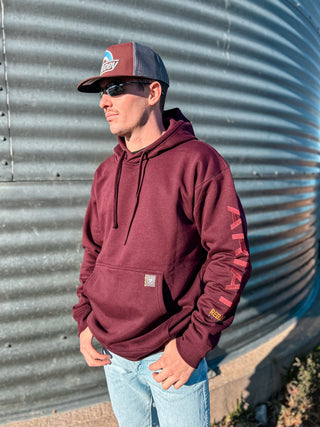 The Ariat Rebar Hoodie {Brick Red}