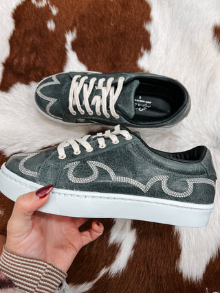 The Skye Tennis Shoe {Blue Deer}