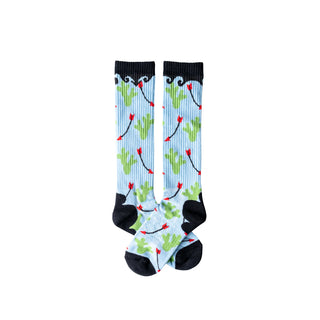 Lucky Chuck "Cowboy Compass" Socks {Blue}