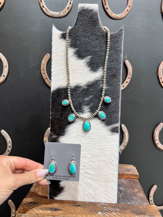 The Royston Antionette Turquoise Set