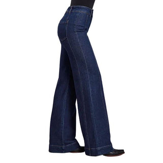 Stetson Women's High Rise Wide Leg Trouser