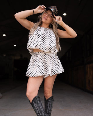 On The Dot Set {Ivory+Black}