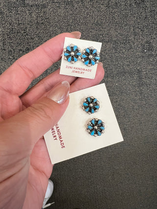 Turquoise Blossom Earrings