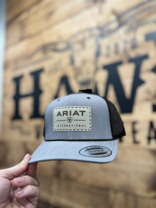 The Ariat Suede Patch Cap