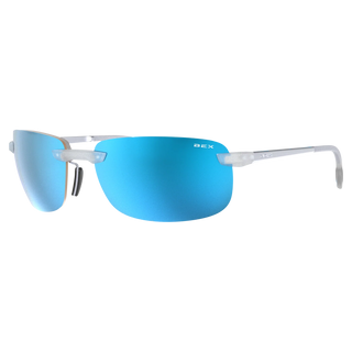 Bex Ripley Sunglasses {Silver/Sienna/Blue Angler Pro}
