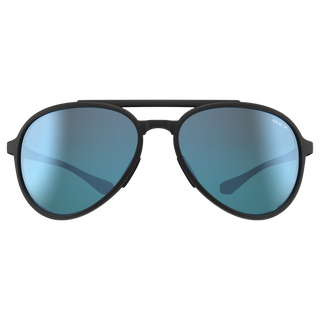 Bex Wesley Lite Sunglasses {Black/Gray/Blue Silver}