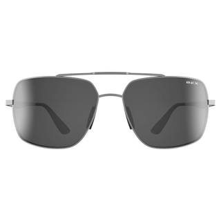 Bex Wing Sunglasses {Matte/Silver/Gray}