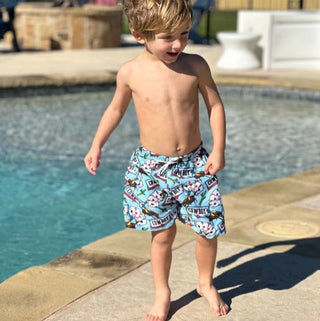 Vegas Cowboy Boys Swim Shorts