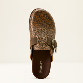 Ariat Women's Country Mule {Brown Floral Emboss}