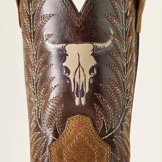 Ariat Boy's Stampede Boot {Desert Brown/Thunder Brown}