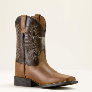 Ariat Boy's Stampede Boot {Desert Brown/Thunder Brown}