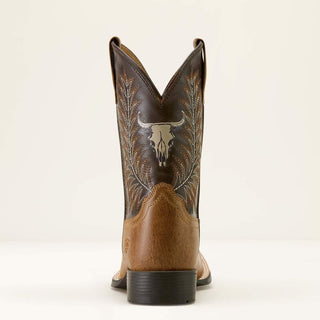 Ariat Boy's Stampede Boot {Desert Brown/Thunder Brown}