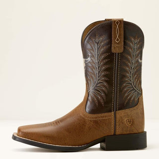 Ariat Boy's Stampede Boot {Desert Brown/Thunder Brown}