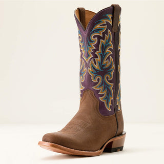 Ariat Men's Futurity Champ Boot {Dijon Roughout/Royal Purple}