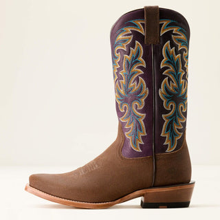 Ariat Men's Futurity Champ Boot {Dijon Roughout/Royal Purple}
